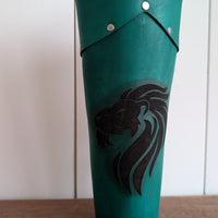 Customizable Arm Bracer- NATURAL LEATHER (UN-DYED)