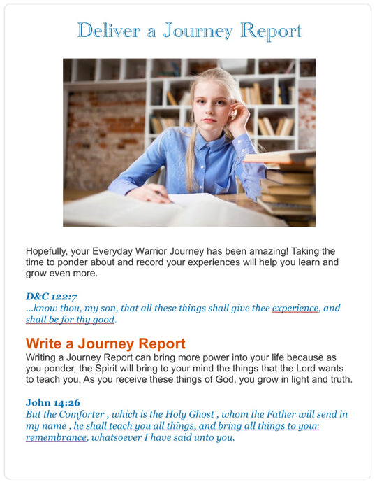 Deliver a Journey Report