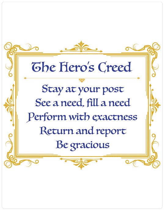 The Hero's Creed