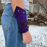 Customizable Arm Bracer- NATURAL LEATHER (UN-DYED)