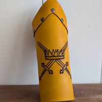 Customizable Arm Bracer- NATURAL LEATHER (UN-DYED)