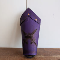 Customizable Arm Bracer- NATURAL LEATHER (UN-DYED)