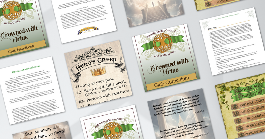 Crowned with Virtue 2025-2026 Club Curriculum - Redemption