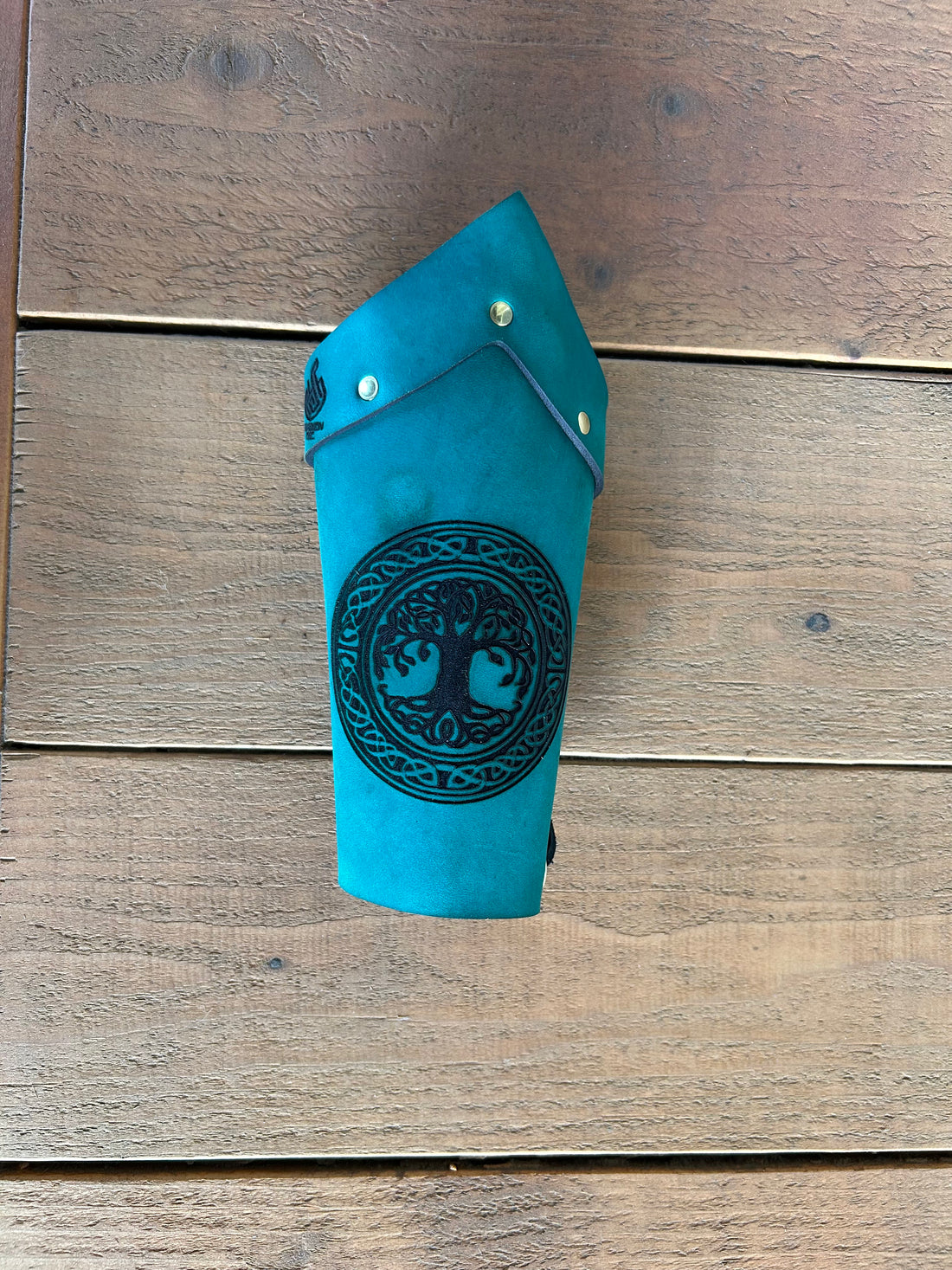 Customizable Arm Bracer- NATURAL LEATHER (UN-DYED)